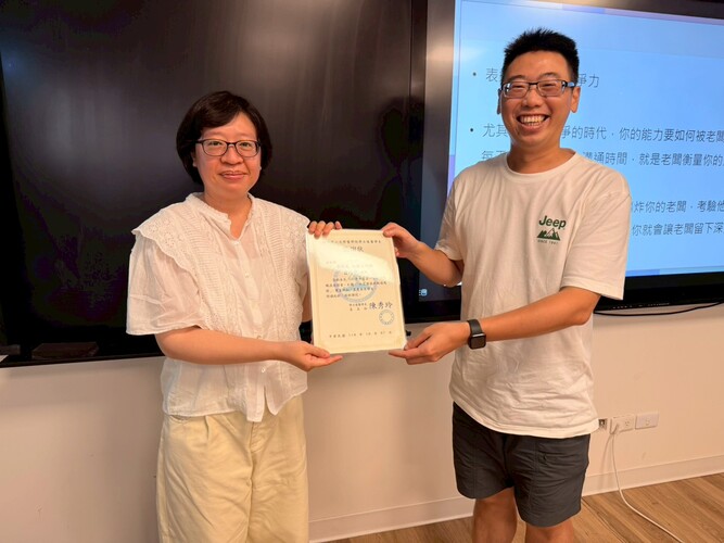 114-1學期後醫系大二學生班級職涯座談會《社交禮儀與職場溝通》圖片